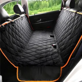 🐶 Dog Car Seat Cover Waterproof Pet Seat Cover for Back Seat Scratch Proof & Hammock 600D Heavy Duty Dog Seat Cover for Cars Truck _mkpt4
