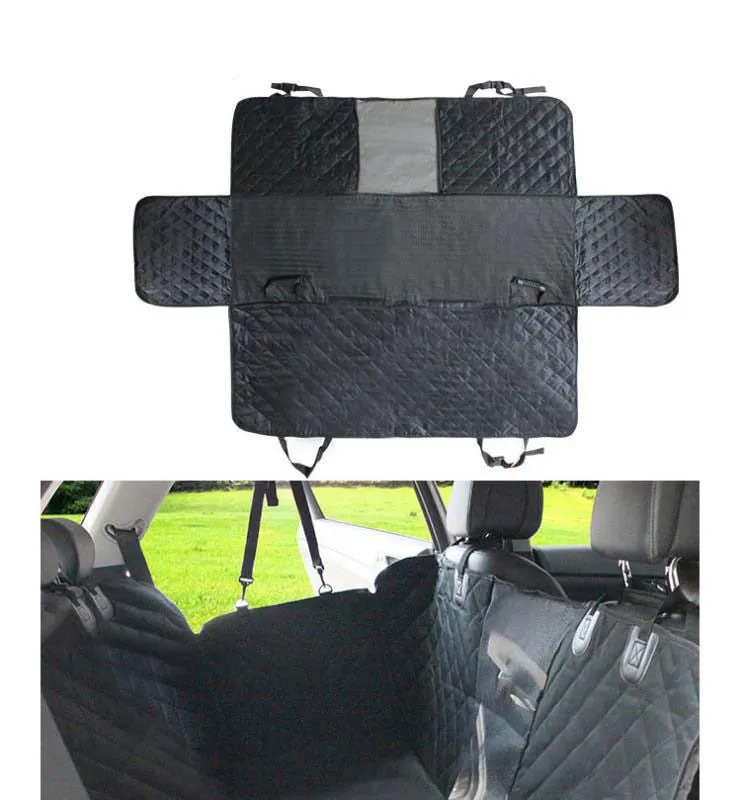 🐶 Dog Car Seat Cover Waterproof Pet Seat Cover for Back Seat Scratch Proof & Hammock 600D Heavy Duty Dog Seat Cover for Cars Truck _mkpt4