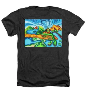Abstract Golf Holes - Heathers T-Shirt