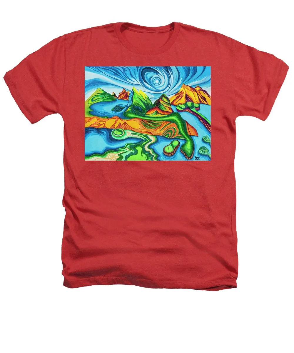 Abstract Golf Holes - Heathers T-Shirt