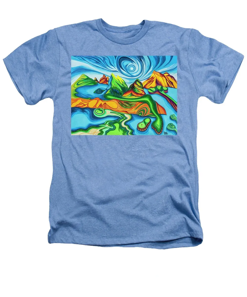 Abstract Golf Holes - Heathers T-Shirt