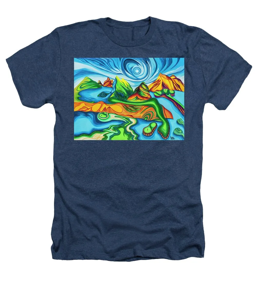 Abstract Golf Holes - Heathers T-Shirt