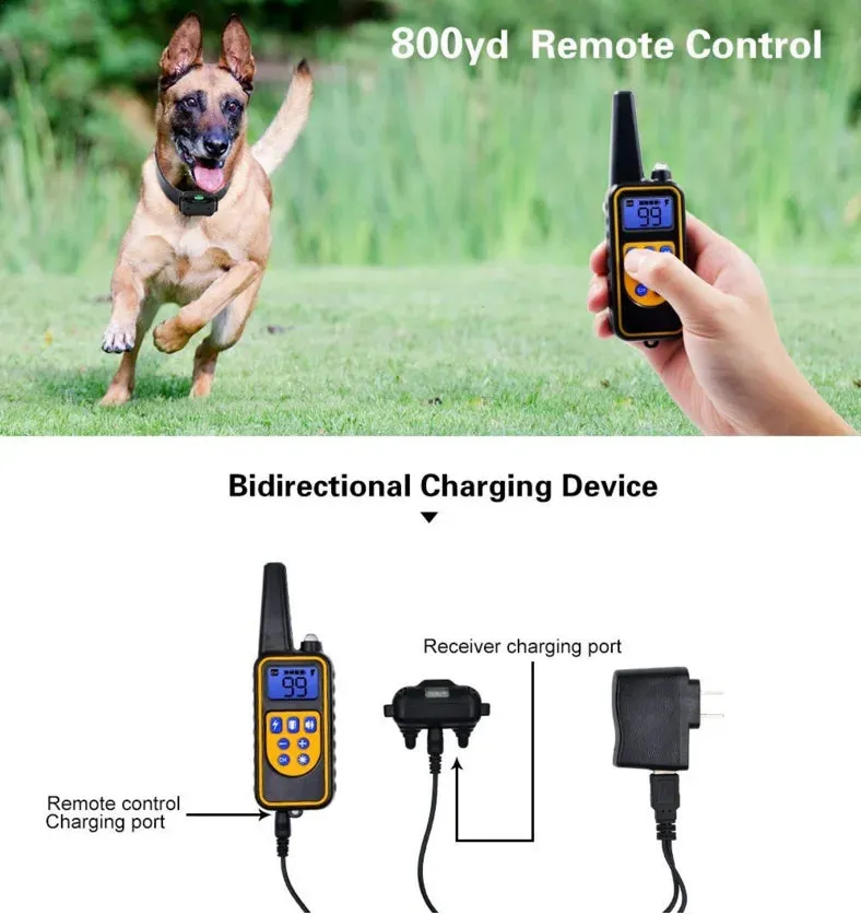 Adjustable Electric Dog Training E-Collar – Safe, Effective Remote Control