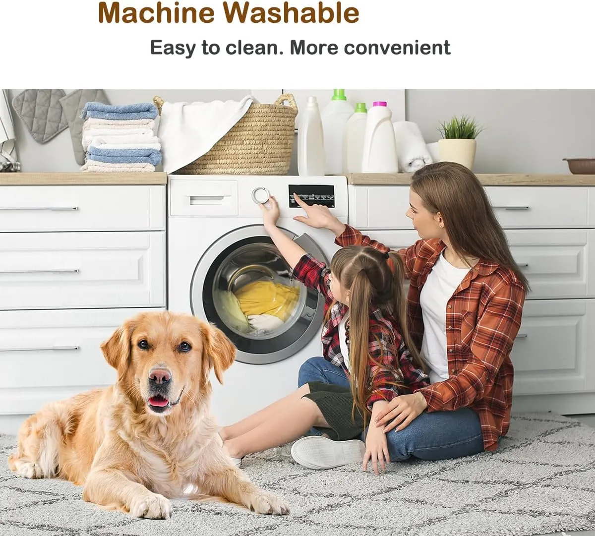 Bucephalus Waterproof Dog Blanket, Thick Reversible Soft Pet Blankets for Couch Bed Protection, Pee Proof Sherpa Fleece Blanket for Small Medium Large Dogs Puppy Cats Washable (Black, 25"35")