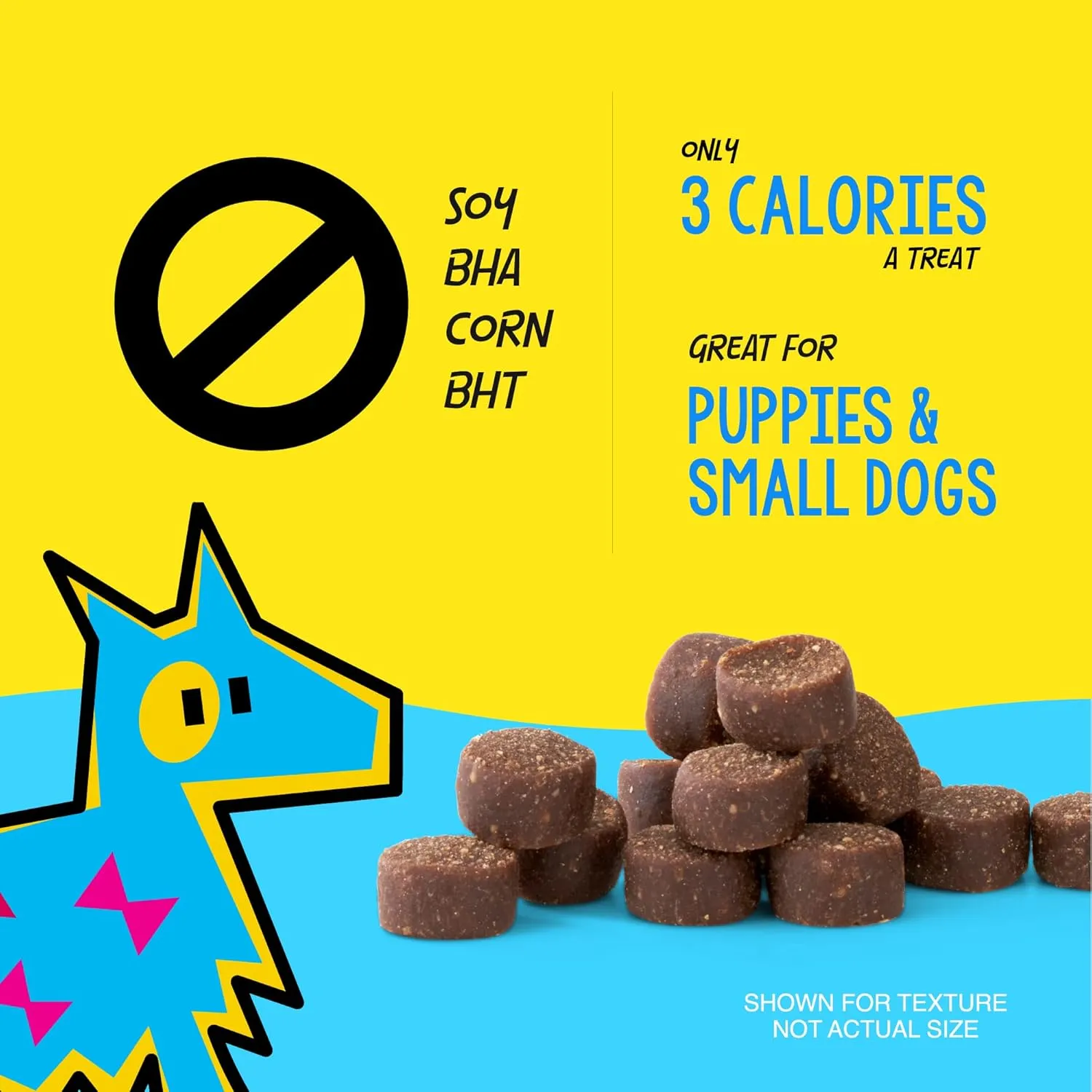 Crazy Dog Train-Me! Training Treats 16 oz. Pouch, Bacon Flavor, with 400 Treats per Bag, Recommended by Dog Trainers