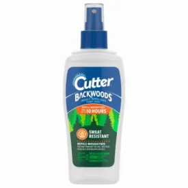 Cutter HG-96284 6 oz Bottle of Pump Spray Backwoods Insect Repellent - Quantity of 24