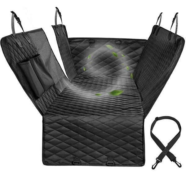 Dog Car Seat Cover View Mesh Waterproof Pet Carrier Car Rear
