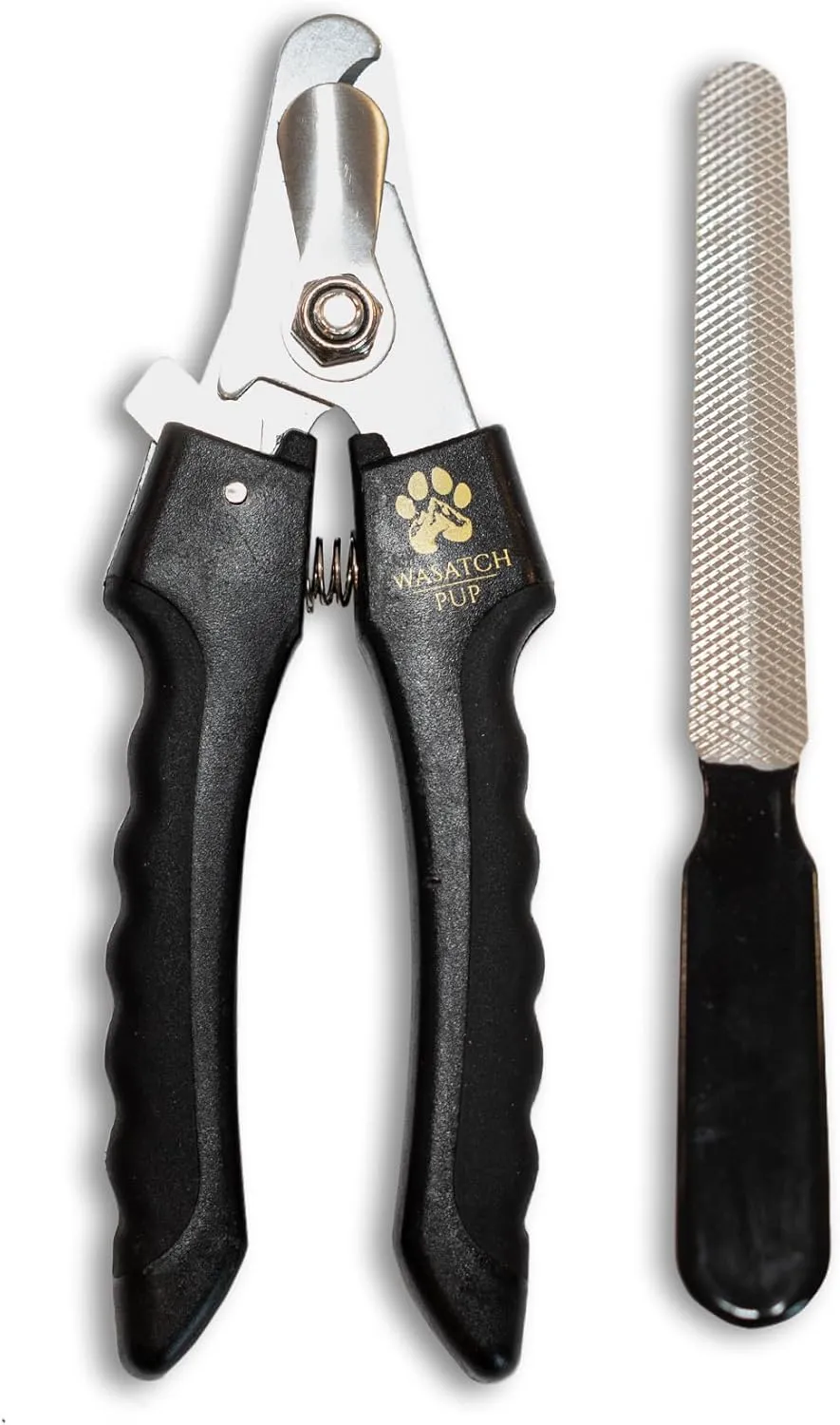 Dog Nail Trimmers and Pet Nail Clippers - Professional Grade Dog Nail Clippers with Stainless Steel Blades, Nail File and Safety Guard for Precise Toenail Pet Grooming & Trimming
