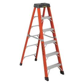 FEATHERLITE 6806-AA  -  6' TYPE 1AA FG STEP (FIBERGLASS, STEP LADDER) FEATHERLITE