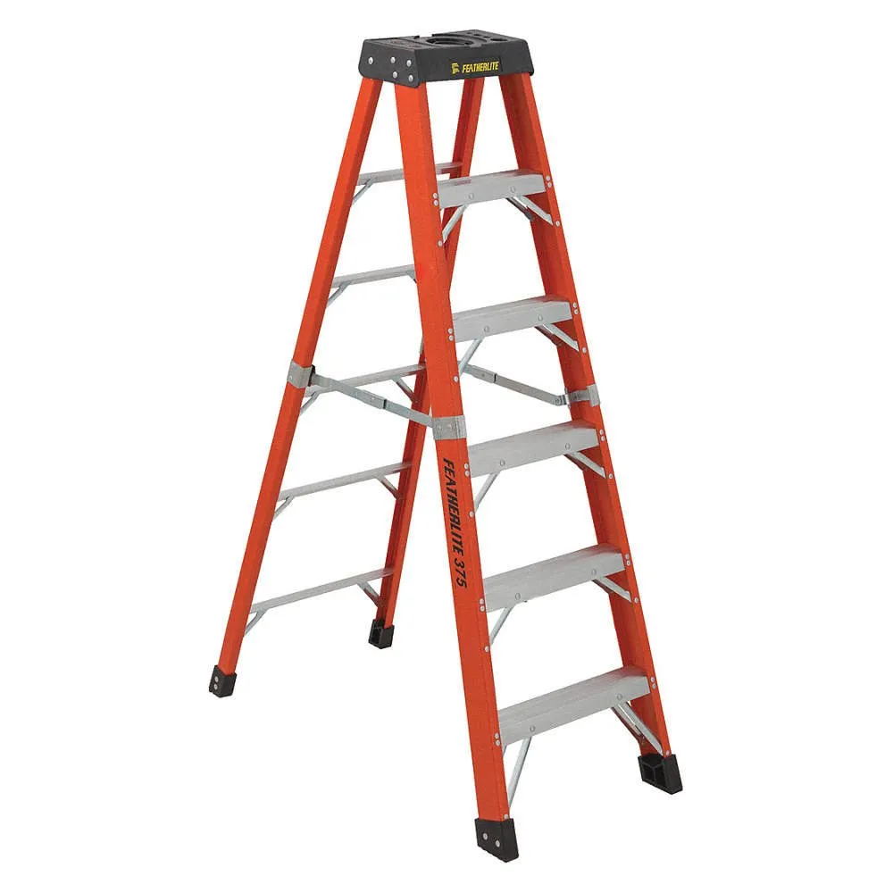 FEATHERLITE 6806-AA  -  6' TYPE 1AA FG STEP (FIBERGLASS, STEP LADDER) FEATHERLITE