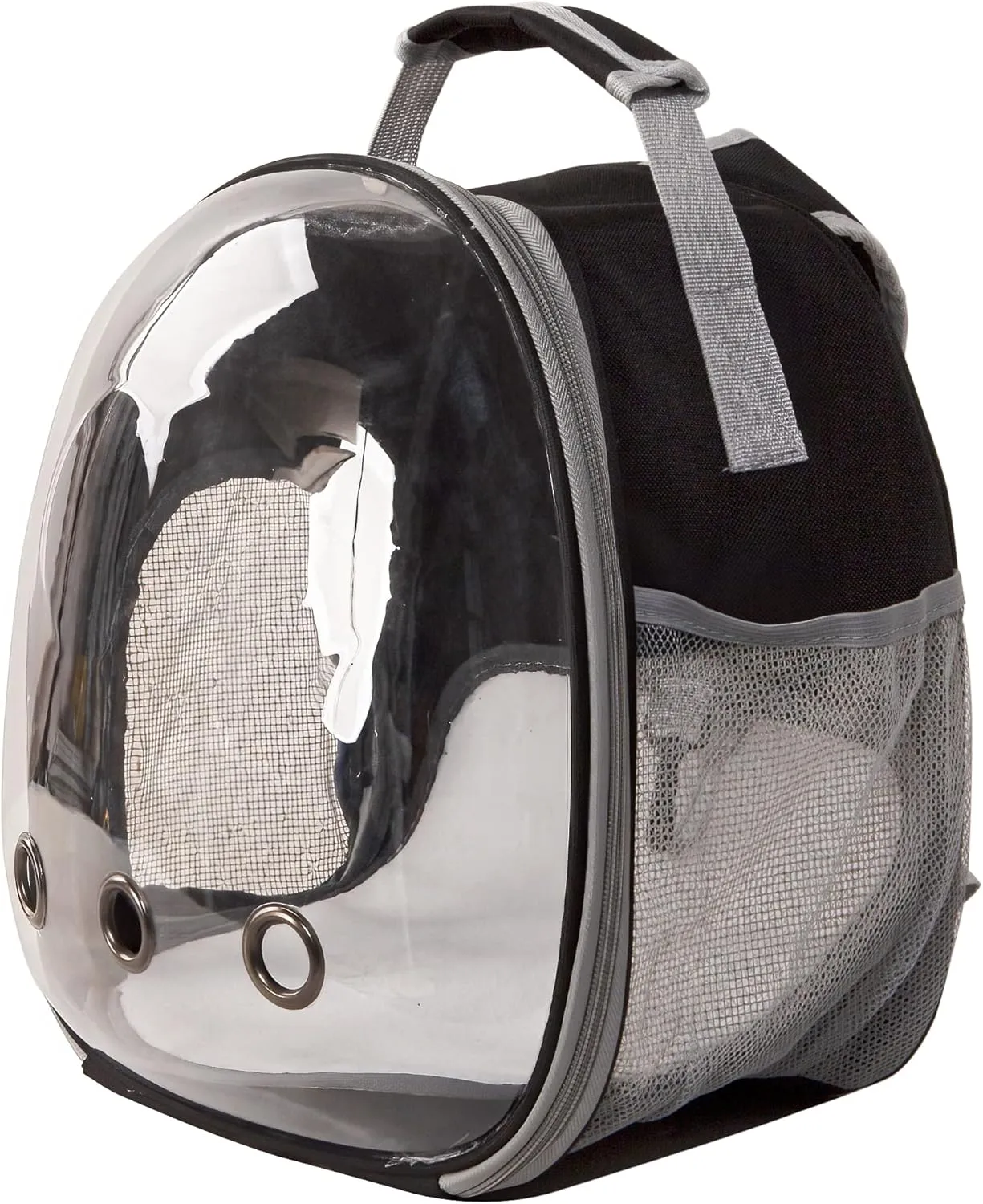 Guinea Pig Carrier Cage, Clear Breathable Small Animal Carrier for Bird Bunny Bearded Dragon Rat Hamster