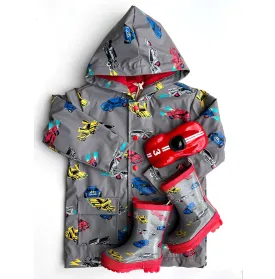Hatley Raincoat Fast Cars