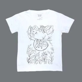 I Love My Parents (Sloth) - DIY Color-it-ful T-shirts