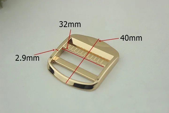 Ladder Lock Buckle 3/4 1 1 1/4 1 1/2" 19 25 32 38mm Tension Lock Strap Slider Belt Slide Adjuster Buckle Bag Making Replacement Hardware