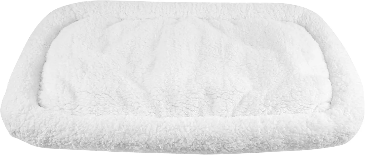 long rich Self Warming Pet Bed, Self Heating Cat Dog Pads for Indoor Outdoor Pets Non-Slip Bottom, Machine Washabl Bolster pet Bed/Dog Bed/Crate Cushion 24 by 18 inches,by Happycare Textiles