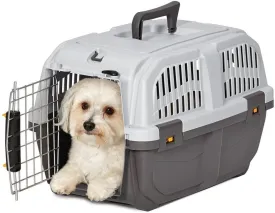 MidWest Homes for Pets Skudo Plastic Carrier, 19-Inch Ideal for "Toy" Dogs with an Adult Weight up to 6 Pounds