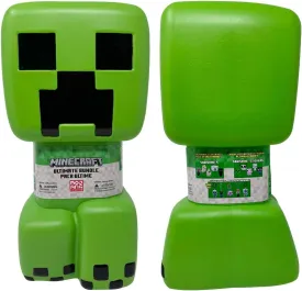 Minecraft Ultimate Bundle  12 Creeper Storage Figure   5 Plush & Squish Minis   5.5 Creeper PopIt Fidget   Surprise Cube & Keychains  Official Mojang Licensed, Kids Gift Set