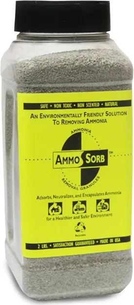  Natural Ammonia Odor Elimination Deodorizer Granules: 2 lb.  Powerful Odor Eliminator for Strong Odor  Works as Cat Litter Deodorizer, Carpet Deodorizer, and Room Deodorizers for Home