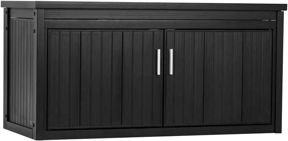 New Age Pet LitterLoo Bench Cat Litter Box Cover - Non-Toxic ECOFLEX | Odor & Moisture Resistant | Multiple Cats & Automatic Litter Boxes | 10yr Warranty, Black