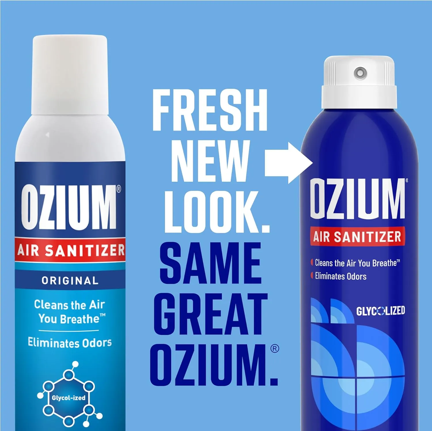 Ozium 8 Oz. Air Sanitizer & Odor Eliminator for Homes, Cars, Offices and More, Original Scent - 3 Pack