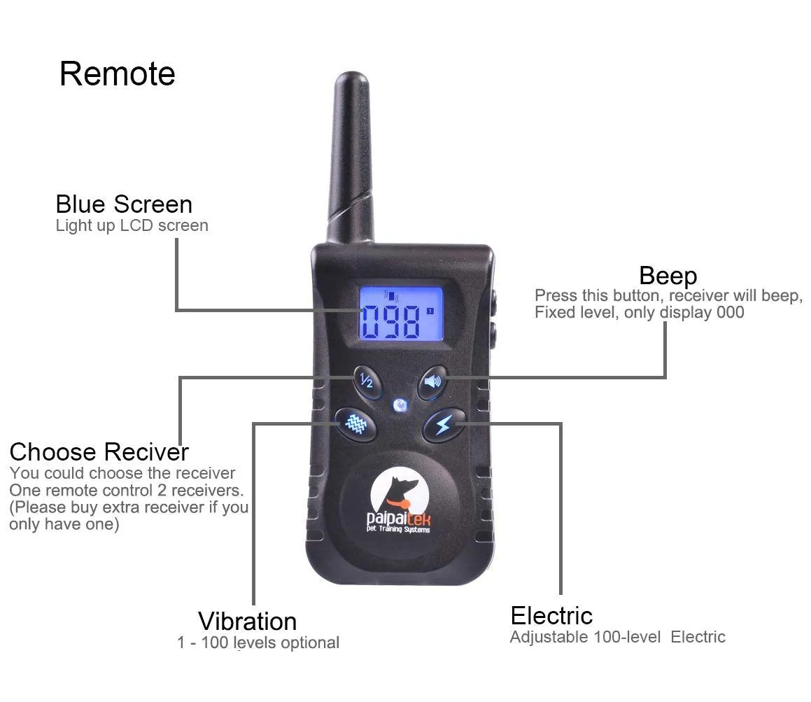 PD 520S Remote Dog Training Collar With Shock