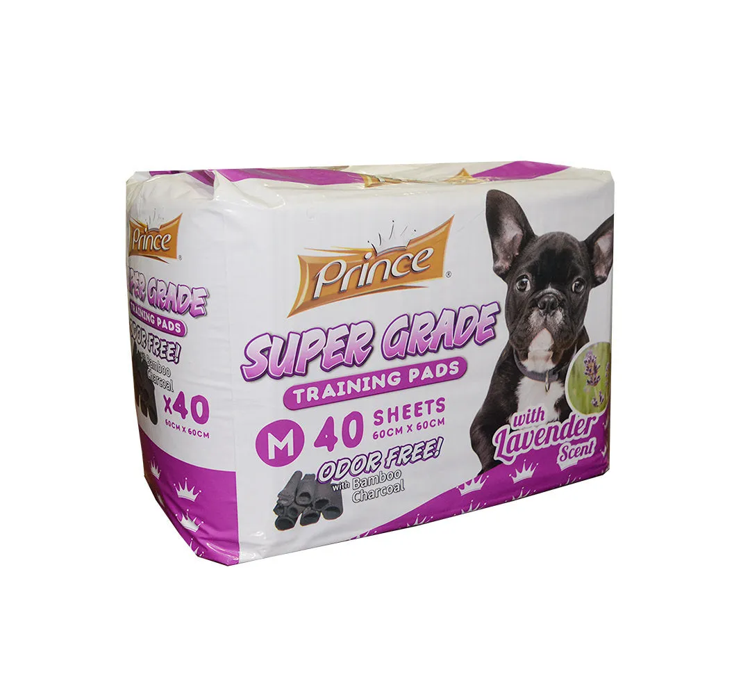 PRINCE TRAINING PADS 60x60 or 60x90 Lavender/Baby Powder/Herbal
