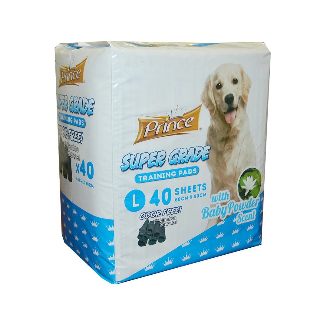 PRINCE TRAINING PADS 60x60 or 60x90 Lavender/Baby Powder/Herbal