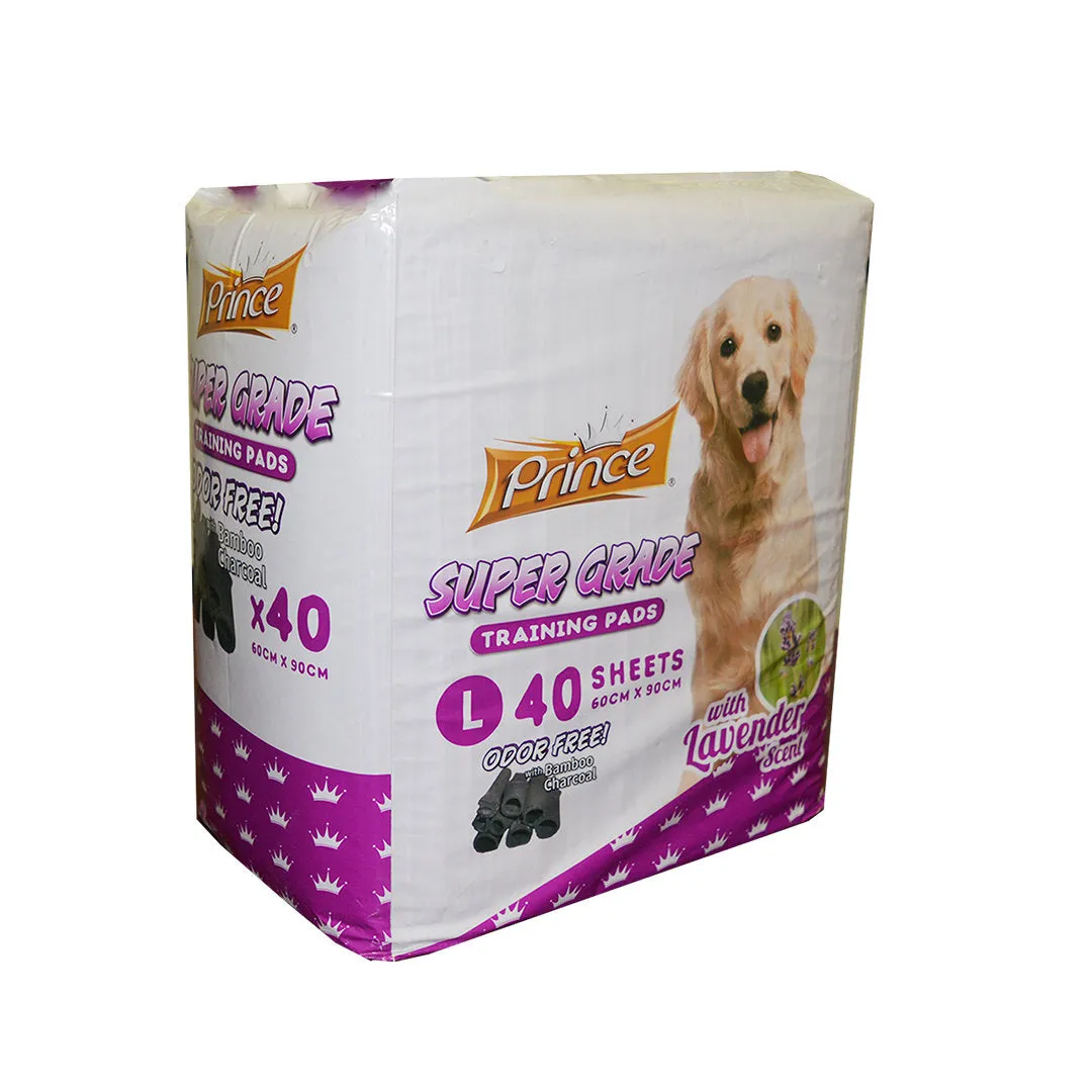 PRINCE TRAINING PADS 60x60 or 60x90 Lavender/Baby Powder/Herbal