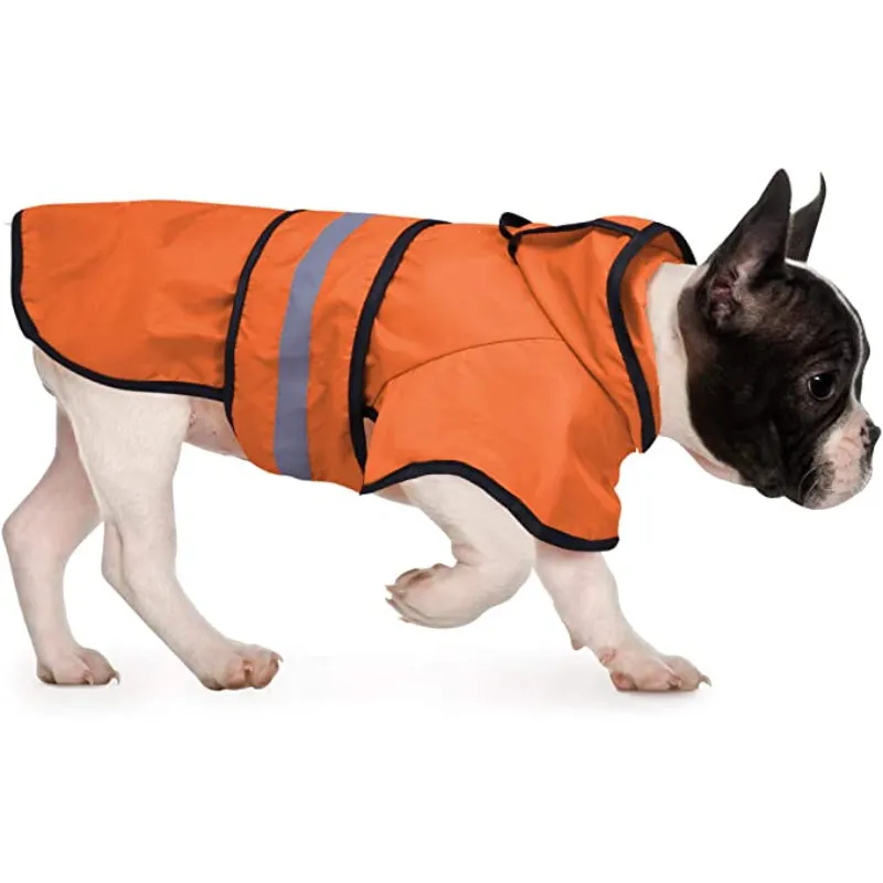 Raincoat Hooded Slicker Poncho For Dogs And Puppies