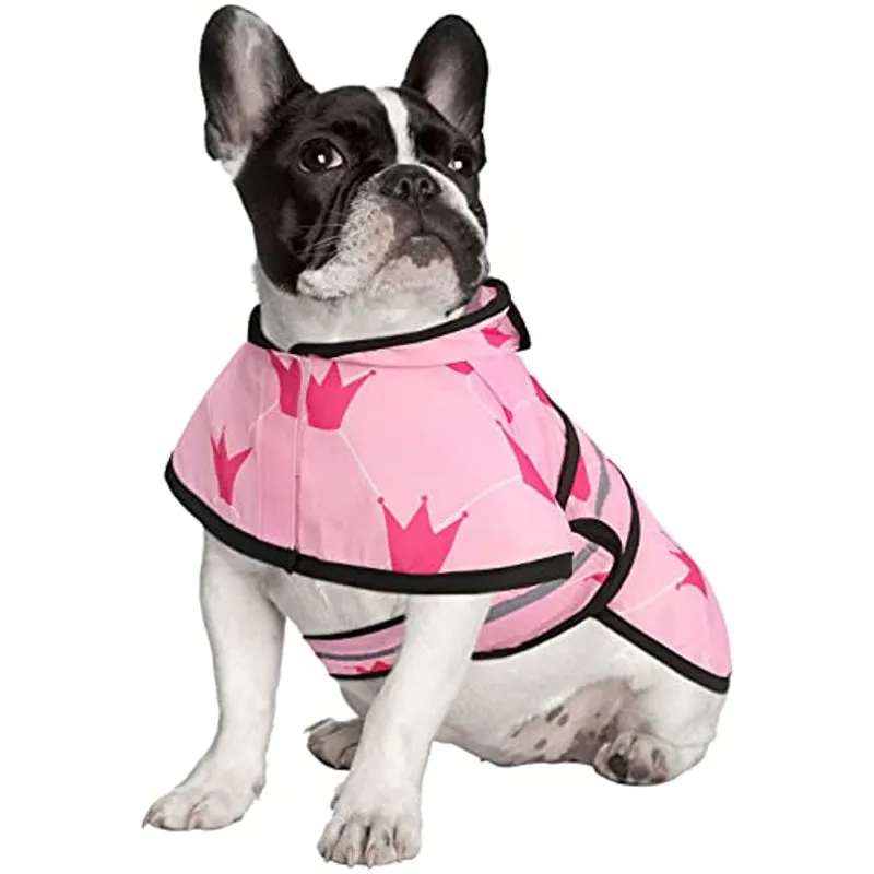 Raincoat Hooded Slicker Poncho For Dogs And Puppies