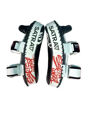 SATRAA - MICROFIBER CURVED KICK PADS (MADE TO ORDER ONLY)