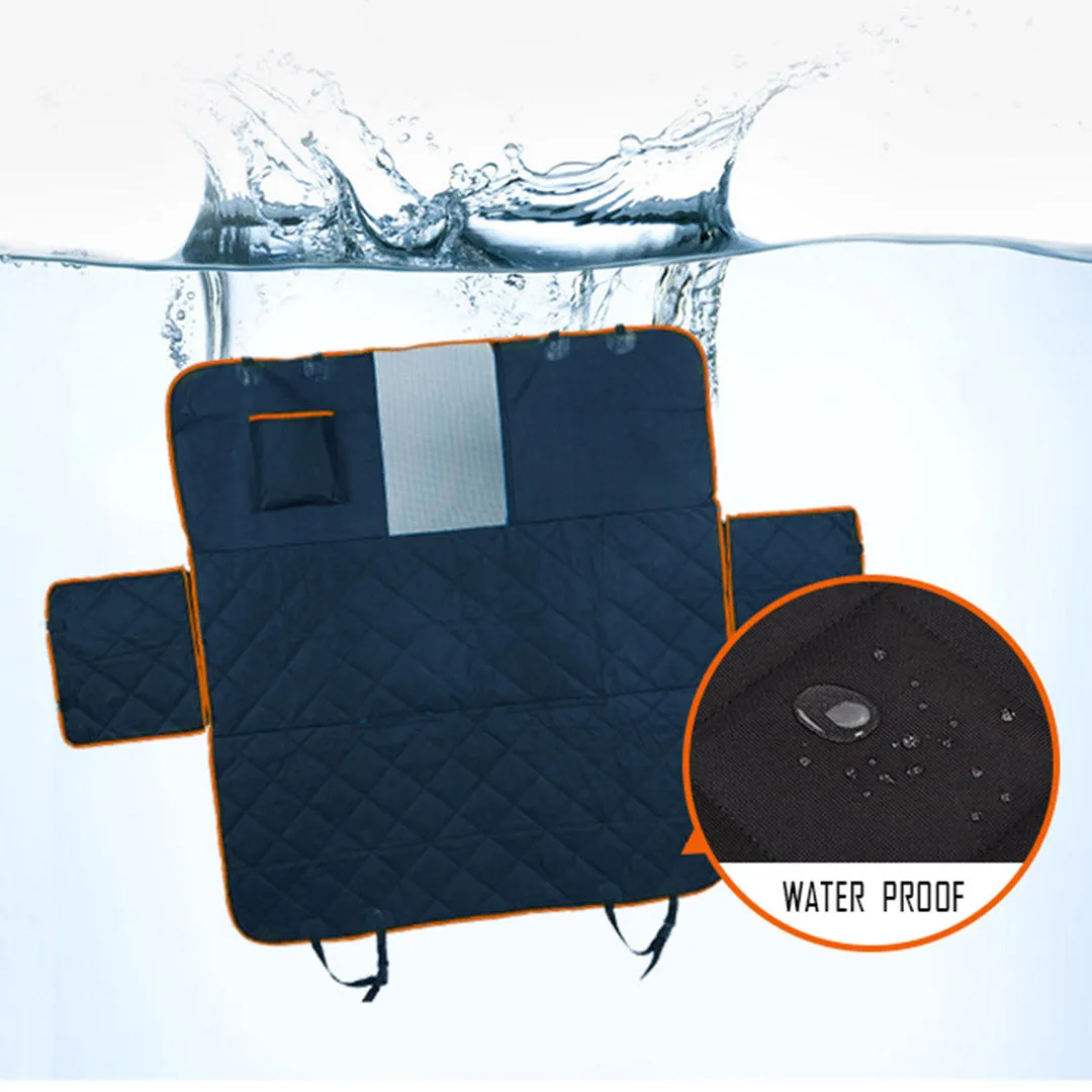 SOGA 600D Oxford Cloth Waterproof Dog Car Cover Back Seat Protector Hammock Pet Mat Black