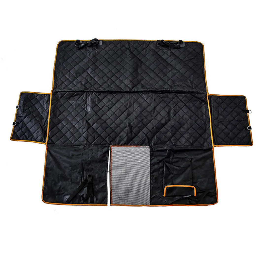 SOGA 600D Oxford Cloth Waterproof Dog Car Cover Back Seat Protector Hammock Pet Mat Black