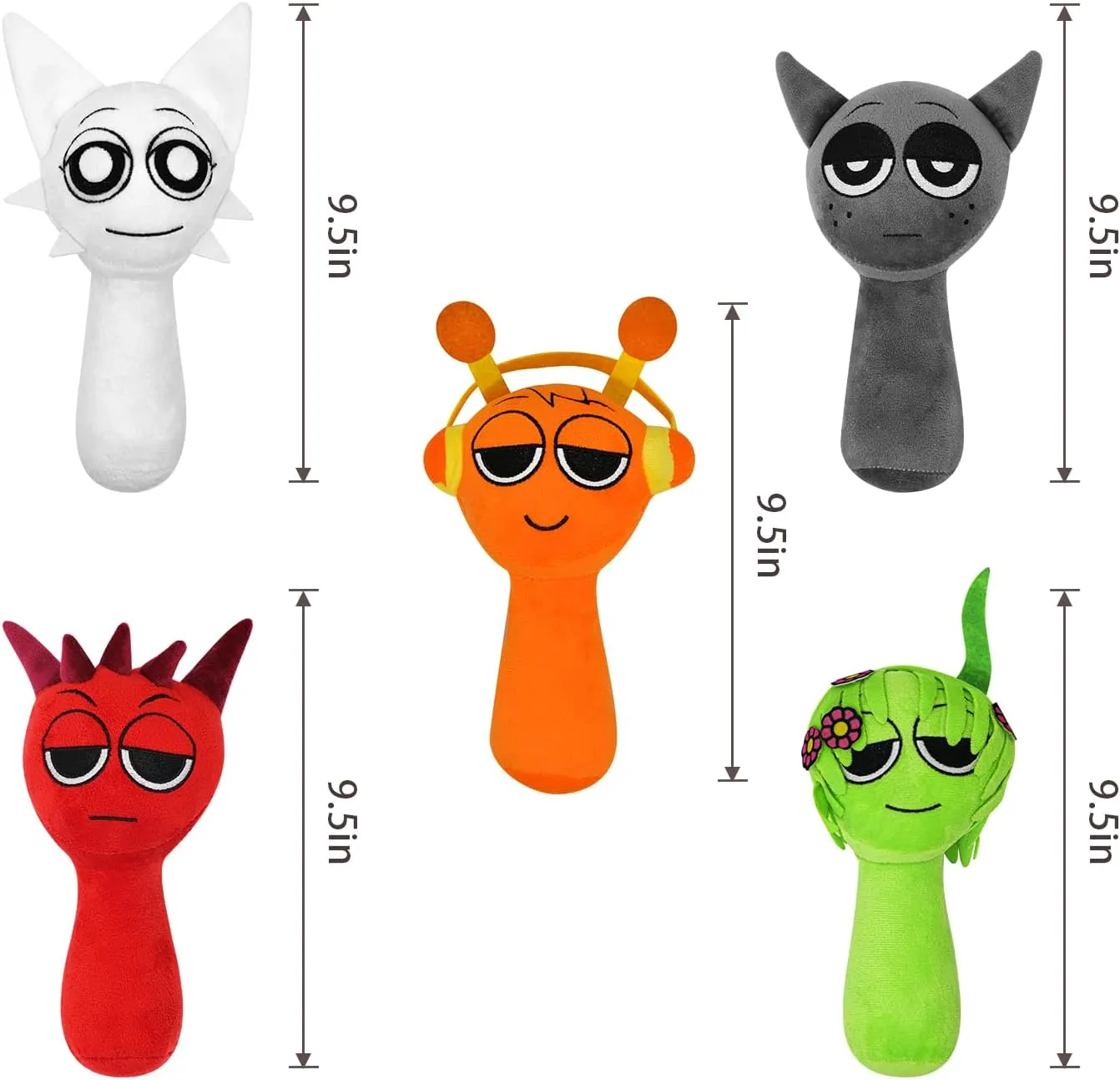 Sprunki Plush Soft and Fun Stuffed Toys for Fans and Friends - Christmas, Birthday