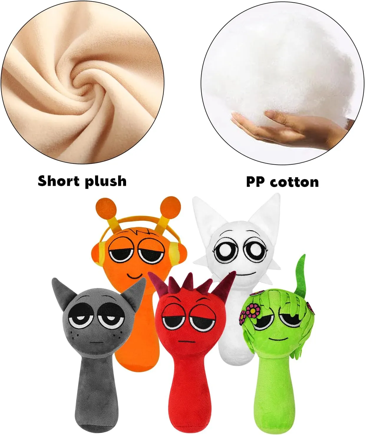 Sprunki Plush Soft and Fun Stuffed Toys for Fans and Friends - Christmas, Birthday