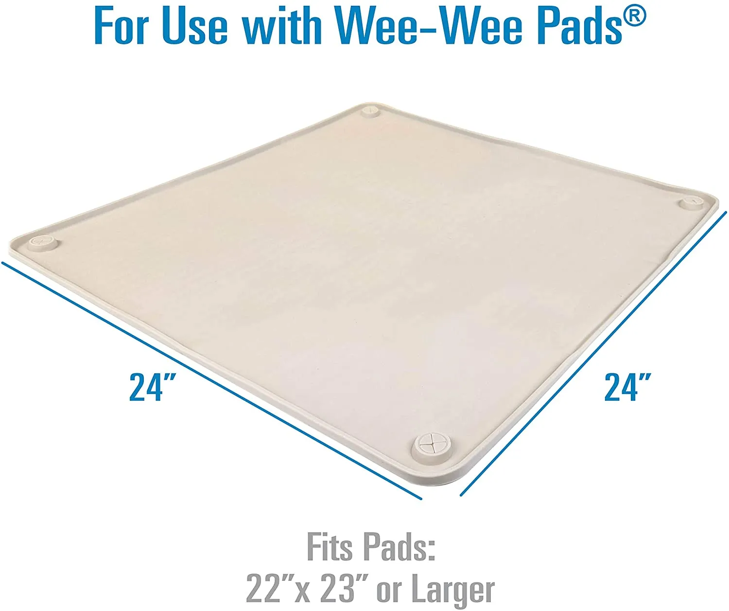 Wee Wee Pad Tray - Silicone - Four Paws