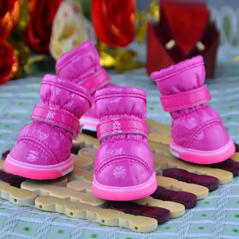 Winter Anti-Slip Snow Boots - Black, Silver, Blue, Teal, Purple, Pink, Red