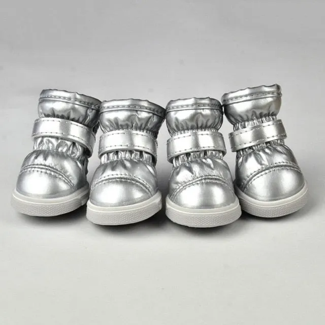 Winter Anti-Slip Snow Boots - Black, Silver, Blue, Teal, Purple, Pink, Red