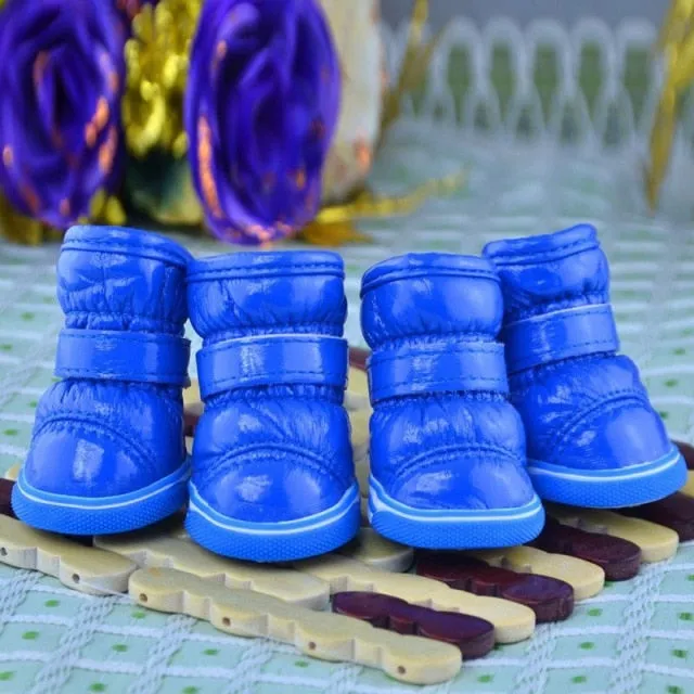 Winter Anti-Slip Snow Boots - Black, Silver, Blue, Teal, Purple, Pink, Red