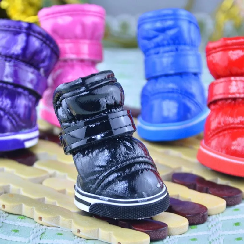 Winter Anti-Slip Snow Boots - Black, Silver, Blue, Teal, Purple, Pink, Red