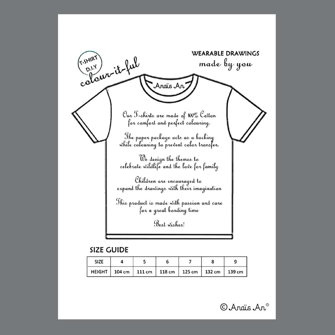 Wolf White Fang - DIY Color-it-ful T-shirts