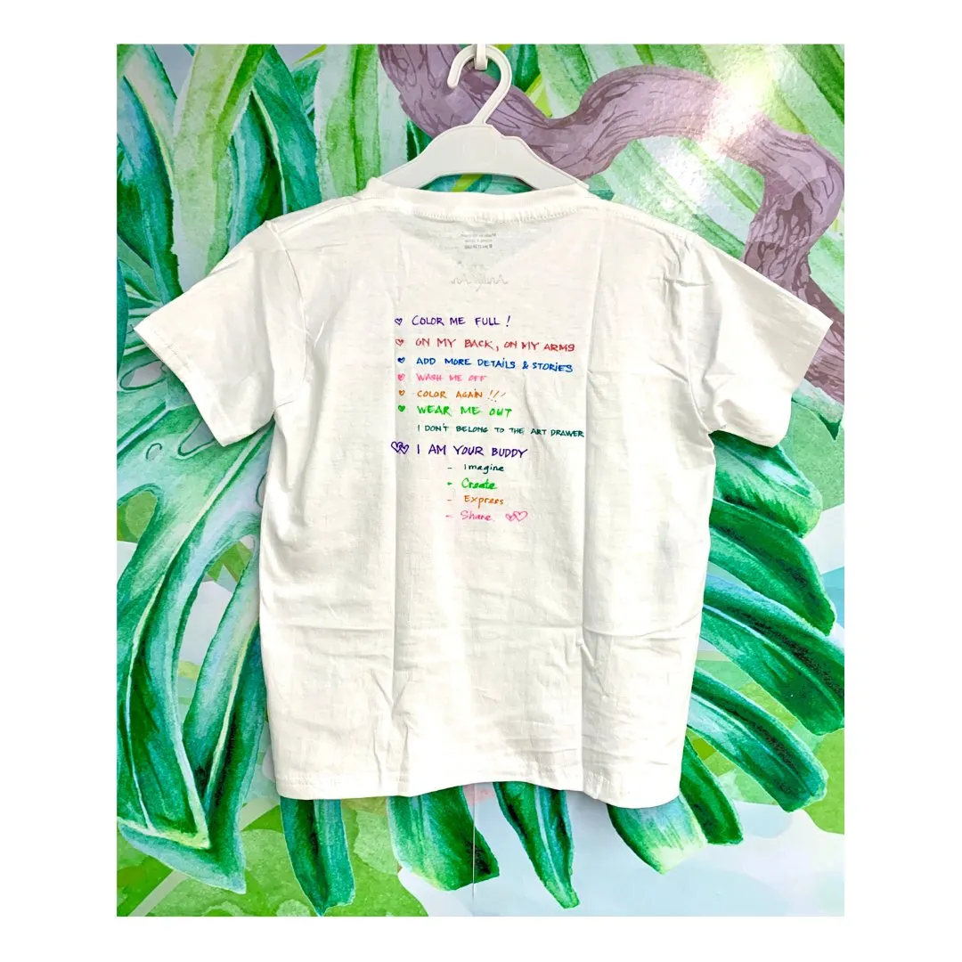 Wolf White Fang - DIY Color-it-ful T-shirts