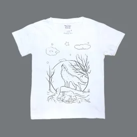 Wolf White Fang - DIY Color-it-ful T-shirts